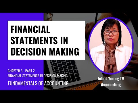 FINANCIAL STATEMENT IN DECISION MAKING - CHAPTER 3 - PART 2 - ACCOUNTING - JULIET YOUNG TV
