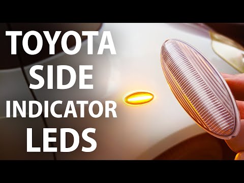 How to: Replace Toyota side indicators with LEDs (2 options)