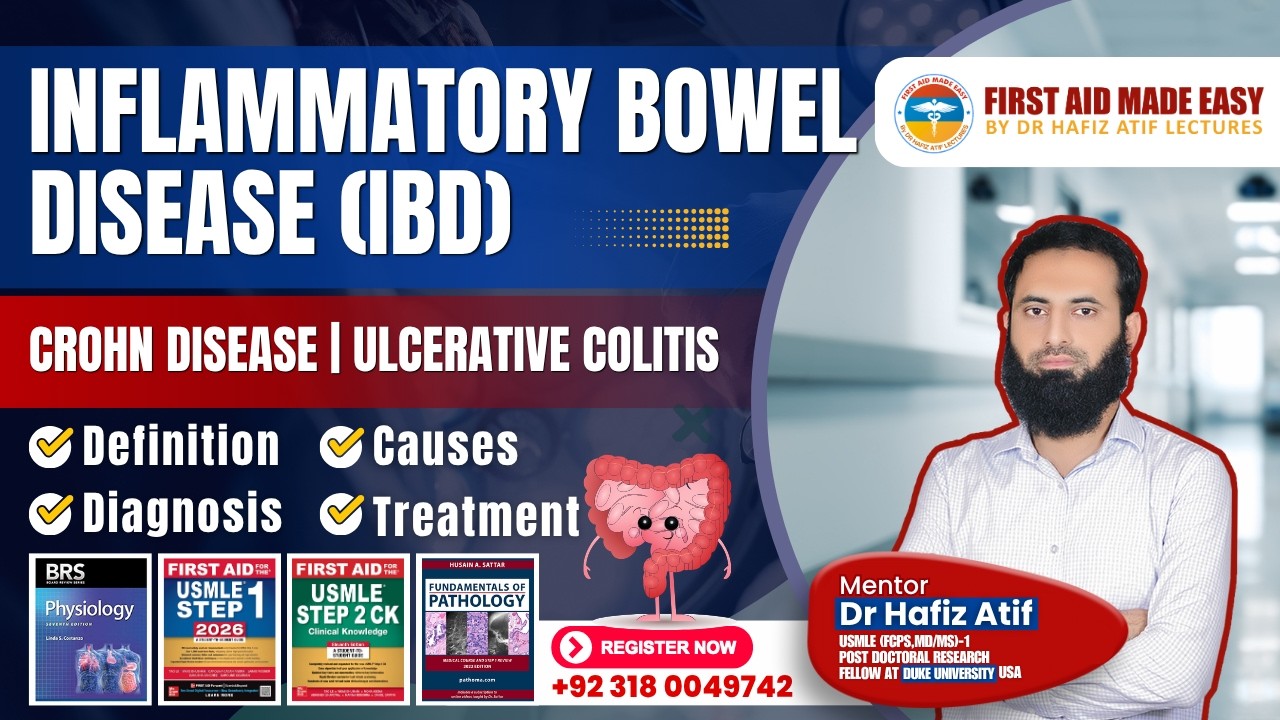 Inflammatory Bowel Disease Made Easy 🧠 | UC & Crohn’s | First Aid Made Easy