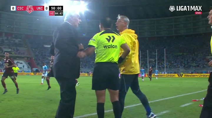 En cámara lenta: así fue el enfrentamiento entre Jorge Fossati y Tiago Nunes en el Estadio Nacional