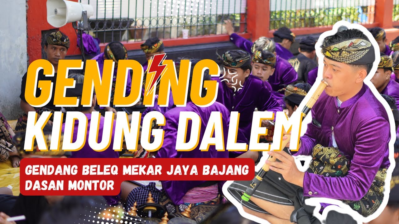 GENDANG BELEQ MEKAR JAYA BAJANG MEMAINKAN GENDING KIDUNG DALEM DI DEPAN SENIOR PUMA DASAN TERENG