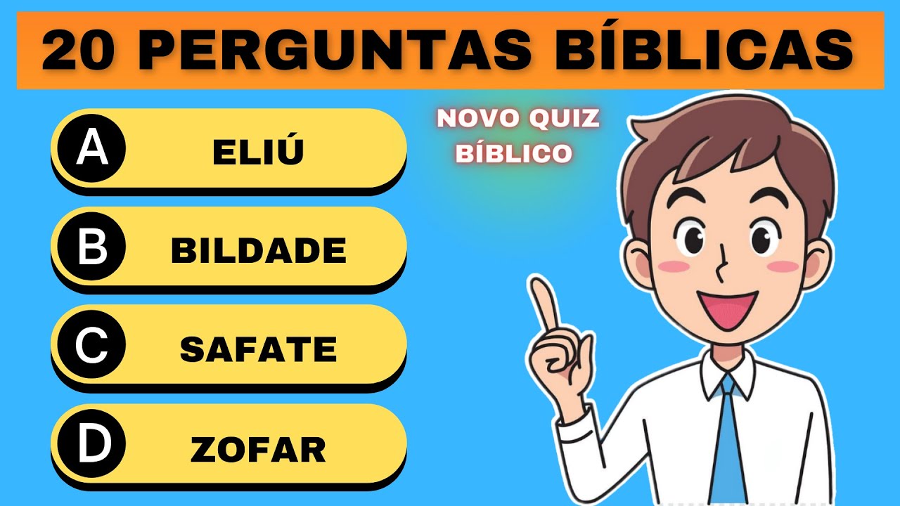Quiz Bíblico: Perguntas Bíblicas com Respostas [BÍBLIA SAGRADA] Quiz da  Bíblia #quizbíblico 