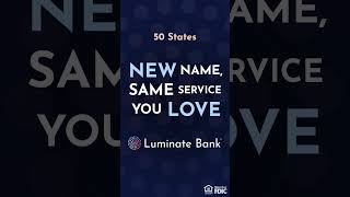 Great news! NJ Lenders Corp. has transitioned its lending platform to Luminate Bank®.