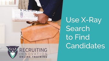 Use X-Ray Search on LinkedIn to find candidates
