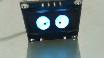 Arduino UNO R3 128x64 OLED Display robotic eyes animation #arduino #arduinoproject