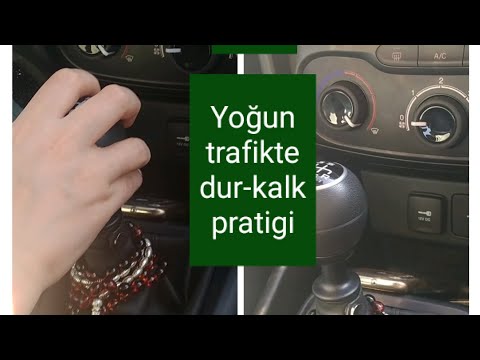 YOĞUN TRAFİKTE DUR-KALK NASIL YAPILIR ⁉️   YARIM DEBRİYAJ & YARIM FREN ‼️