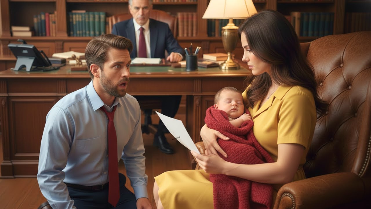 Visszatért, hogy aláírja a válást… amikor meglátta a babát, az orvos térdre rogyott