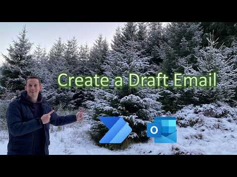 Power Automate Create a Draft Email #PowerAutomate #Outlook