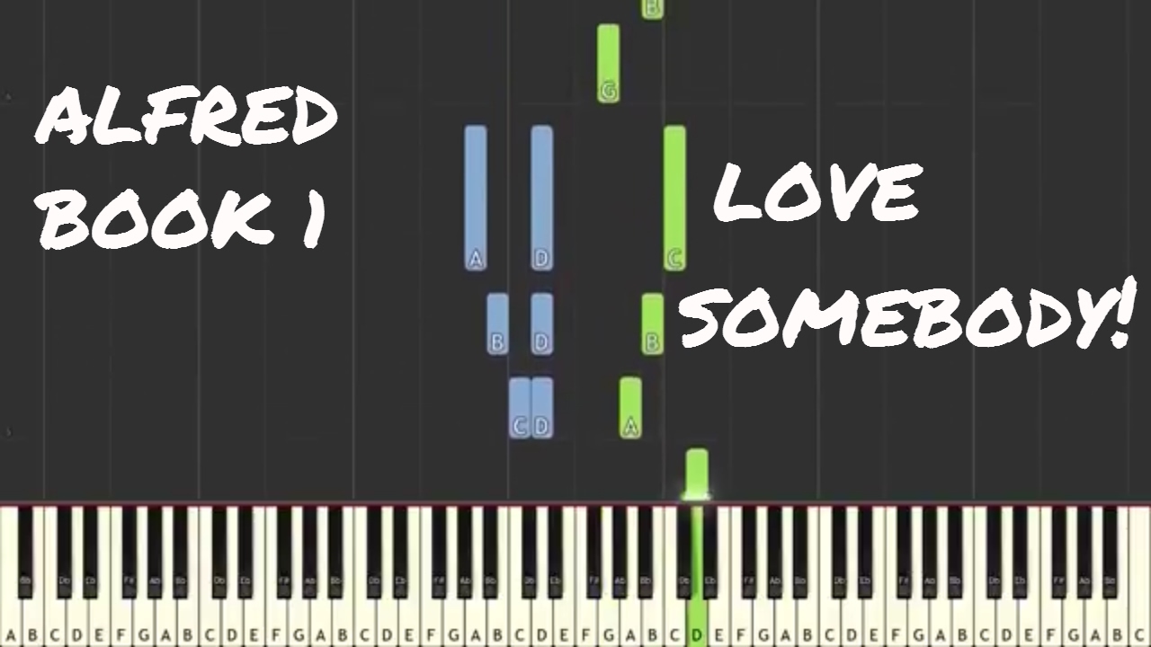 Love somebody - Alfred´s Basic Adult All in One Piano Course - Book 1 - p. 51