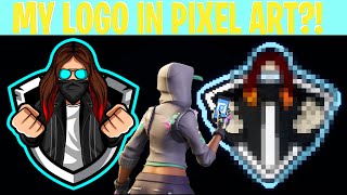 YerkYT Logo In PIXEL ART?! (Fortnite Creative Speedbuild)