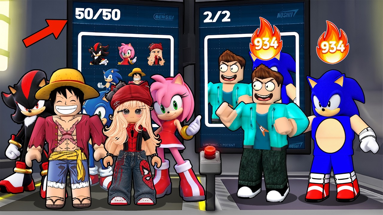 2 PROS VS 50 NOOBS IN ROBLOX RIVALS !!