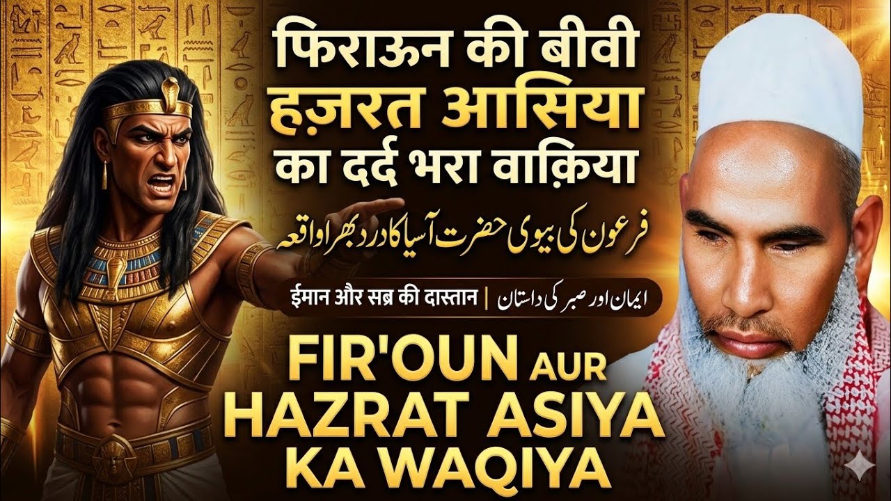 Feron Ki Bivi Asiya Ka Dard Bhara Qissa / Hazrat Musa As Ka Waqia / Qari Haneef Multani Bayan 