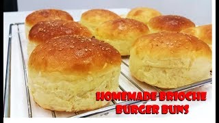 How To Make Homemade Brioche Burger Buns! (Super Soft and Fluffy!) 自制汉堡面包 (超柔软!) screenshot 4