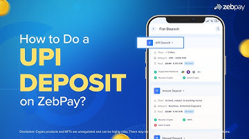 How to Deposit via UPI on ZebPay (Step-by-Step)?