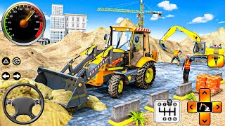 Sand JCB Machine Simulator 3D -  Construction  Excavator Vehicles Driving 2024 : Android Gameplay screenshot 5