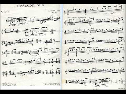 Richard Franklin performs Villa-Lobos Prelude 3 in A Minor