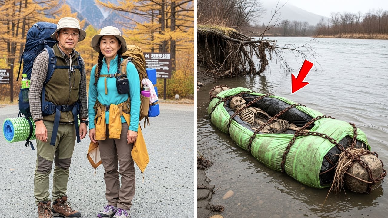 東京の夫婦が上高地で消息を絶つ——5年後、川が引き、木の根の間から何かが現れる