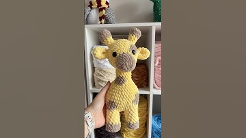 Let’s make a giraffe! 🦒 #crochet #amigurumi #birthday #giraffe