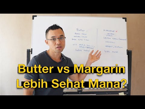 Video: Mana mentega atau margarin yang lebih sehat?