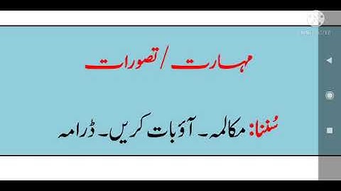 برج کورس جماعت دوم مضمون اردو بارہواں دن || Class 2 Urdu Bridge course day 12