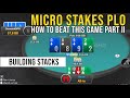 Building Stacks & CRUSHING The Game at MICRO STAKES Pot Limit Omaha