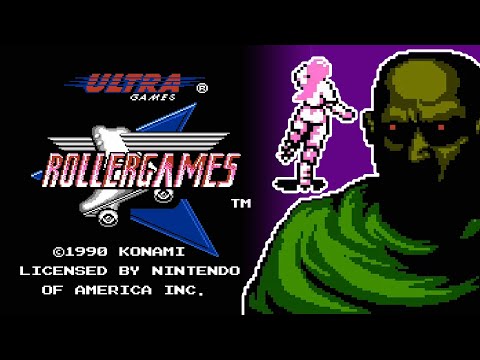 海外用ファミコン（NES）ローラーゲームズ（ROLLERGAMES） - YouTube