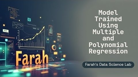 Model Trained By Multiple and Polynomial Regression|Data Science |AI 