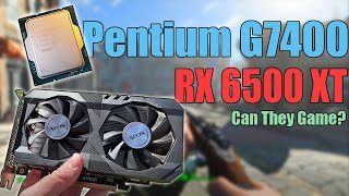 Pentium G7400 & RX 6500 XT - Fail or Playable? - The Modern Low-End Gaming Experience