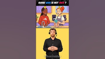 Guess Who is not rich? #logicpuzzles #brainteasers #viralshorts #viral #short #shorts