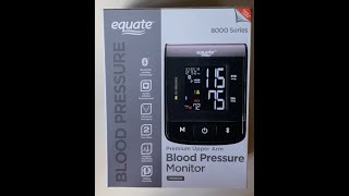 Unboxing Blood Pressure Equate 8000 Series