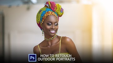 Photoshop Tutorial: How To Edit Portraits  (Outdoor Portrait Retouching)