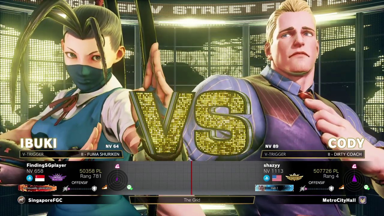 SFV AE : Xian (Ibuki) vs Shazyy (Cody)