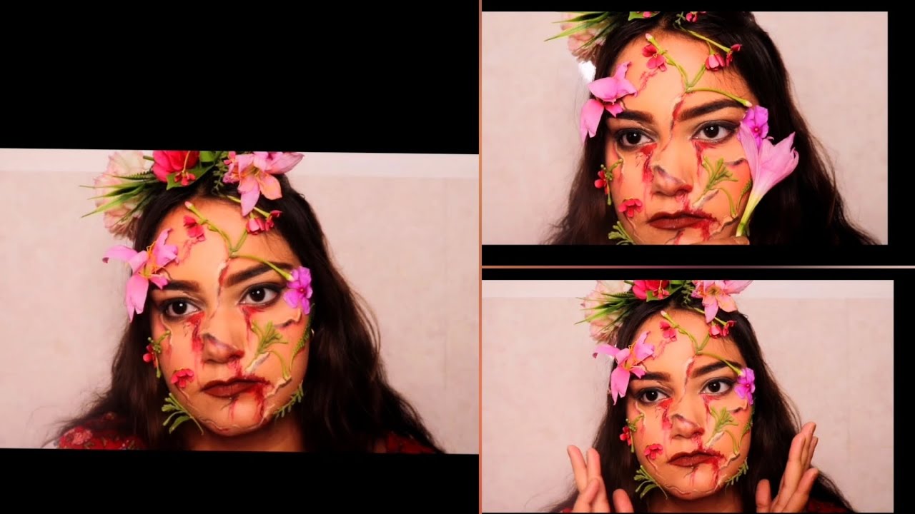 different flower makeup tutorial by chhaya anand 🌹🌸🌷🌺makeup 