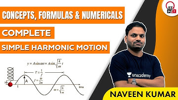 Complete Simple Harmonic Motion Part 1: Concepts, Formulas & Numericals | JEE 24x7 | Naveen Kumar