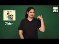 “Sister.’#deafcanfoundation #india_deafcantv #isl #family #words #indiansignlanguage #englishwords”