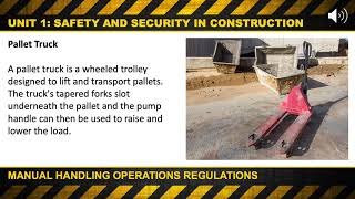 Manual Handling Operations Regulations