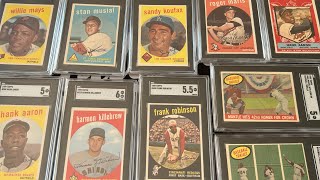 1959 Topps Baseball cards - Colorful set with many HOF’ers
