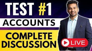 Class 12 Accounts TEST LIVE Discussion | Partnership Fundamentals | CA Parag Gupta