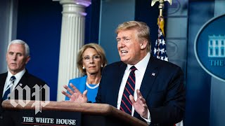 WATCH: Trump's coronavirus task force gives update at White House - 3/29 (FULL LIVE STERAM)