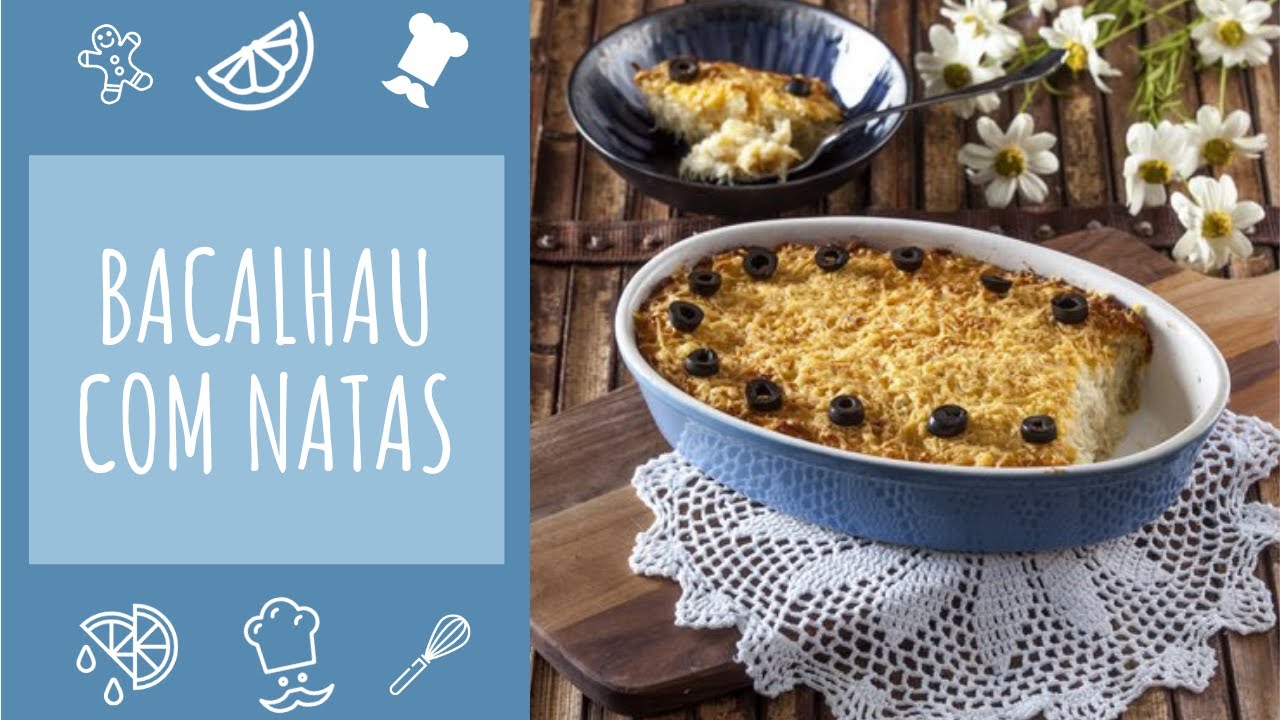 RECEITA DE BACALHAU COM NATAS TELECULINÁRIA