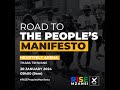 The peoples manifesto launch