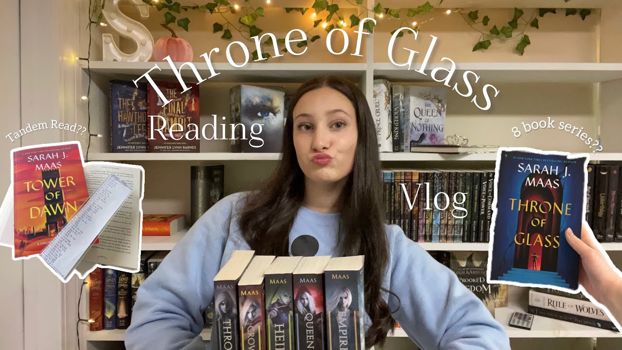 I read Throne of Glass in 3 months *spoiler free* | reading vlog + commentary ⚔️🦌🌲