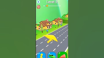 🔥 shape shifting game level.5 | funny race game #shorts