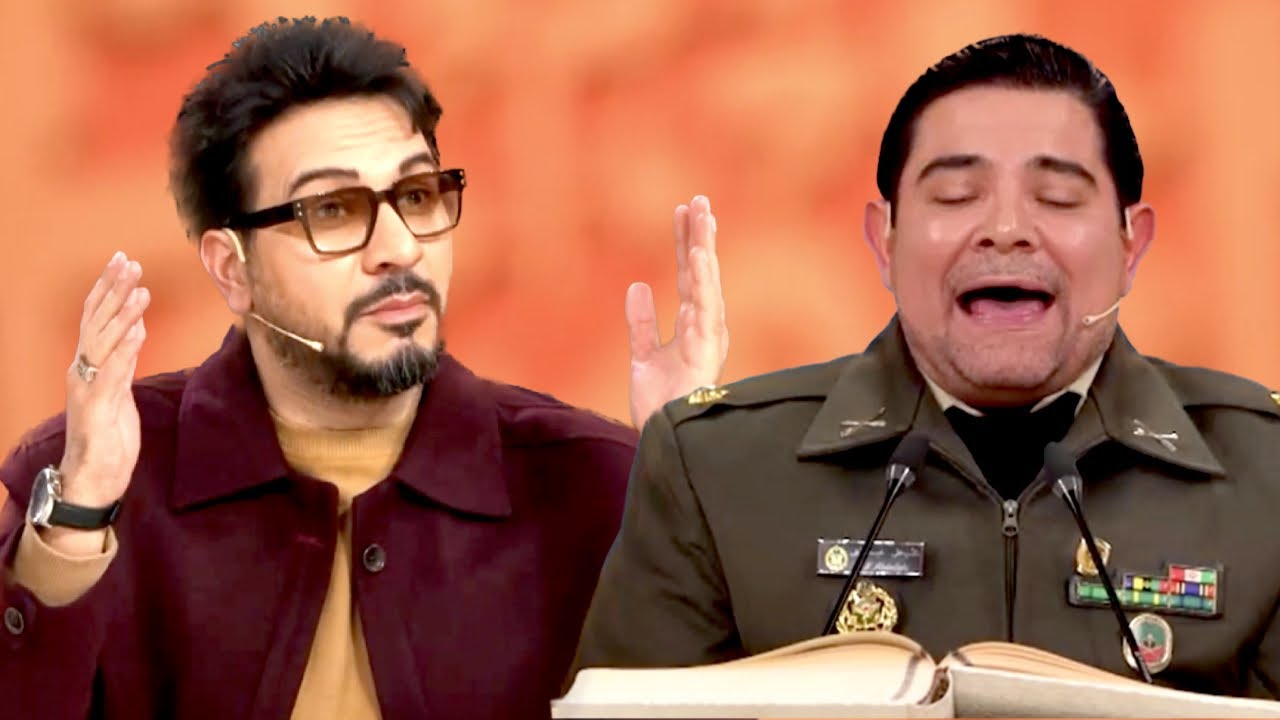 ضابط من الجيش تنافس مع لجنة التحکیم فی برنامج محفل حامد شاکرنجاد