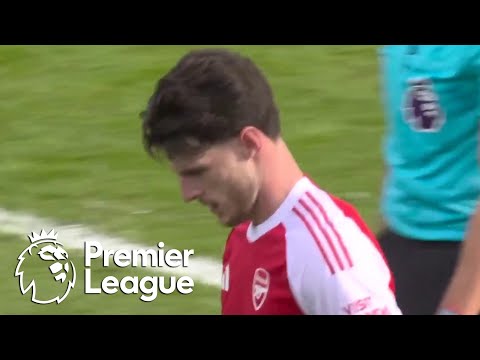 Declan Rice puts Arsenal 1-0 ahead of former team West Ham | Premier League | NBC Sports