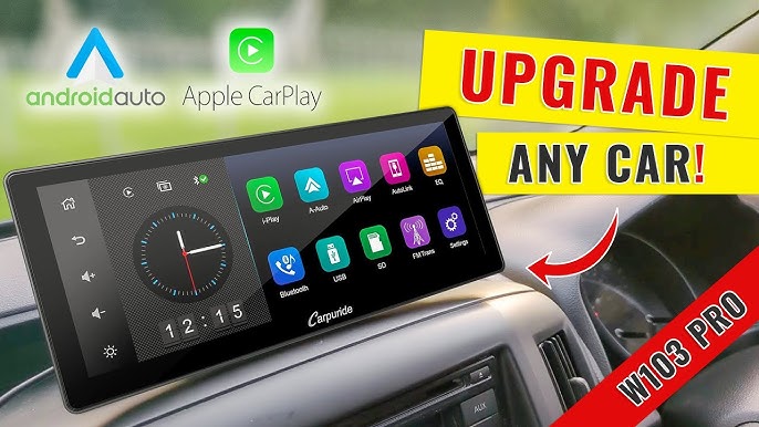Apple CarPlay & Android Auto in ANY CAR!! Carpuride W901 PRO Portable  Display Review 