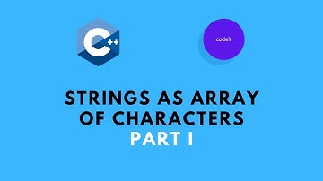 String as Array of Characters | C++ for Beginners | Urdu/Hindi