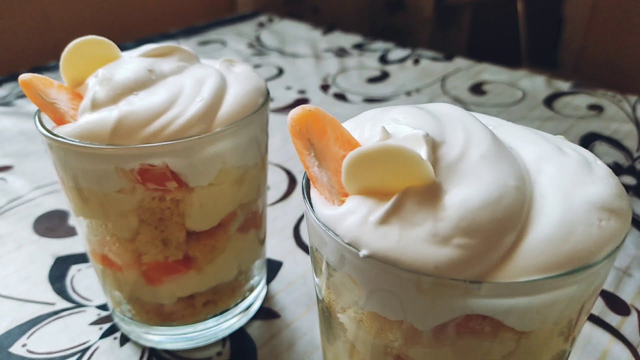 Десерт из остатков с новогоднего стола 🎄 Мандариновый десер 🍊Tangerine dessert