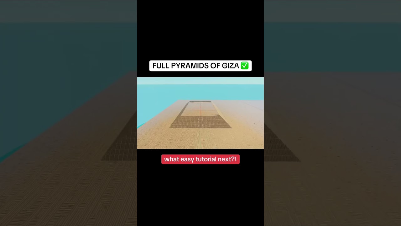 Full Pyramids of Giza ✅ 