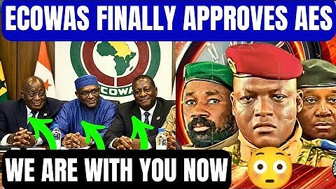 BREAKING: ECOWAS SHOCKINGLY ACCEPTS AES AS PART OF THEIR BODY 😳😳